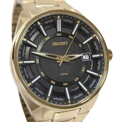 Relógio Orient Analógico Masculino Dourado MGSS1143 P1KX