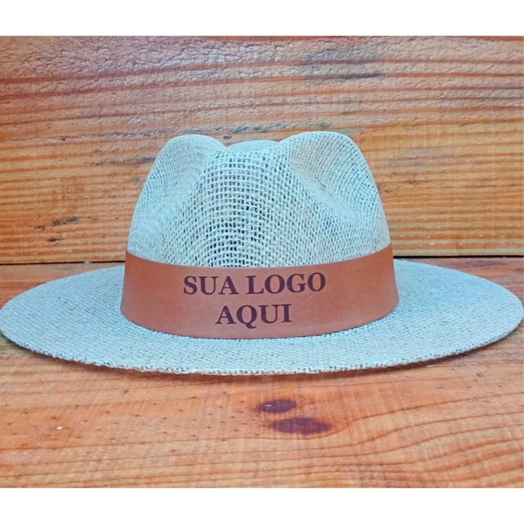 Chapéu Juta Agro e sua LOGO personalizado a LASER em Oferta na Shopee