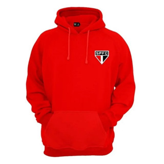 Moletom de Time São Paulo Blusa de Frio SPFC Flanelada Confortável Esportiva Futebol SP Tricolor Paulista em Oferta na Shopee