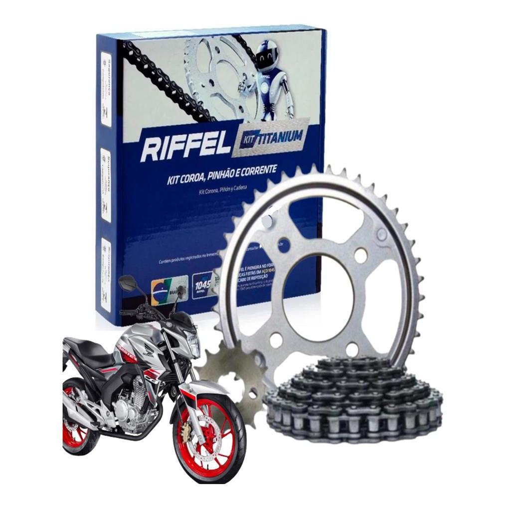 Kit Relação Tração Cb Twister 250 2016  A 2022 Riffel