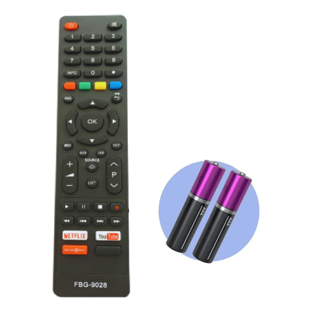 Controle Remoto Compatível Com Tv Philco Smart - Fbg-9028