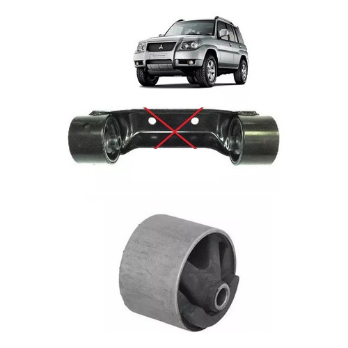 Bucha Refil Coxim Calço Travessa Cambio Pajero Tr4  1ª Linha