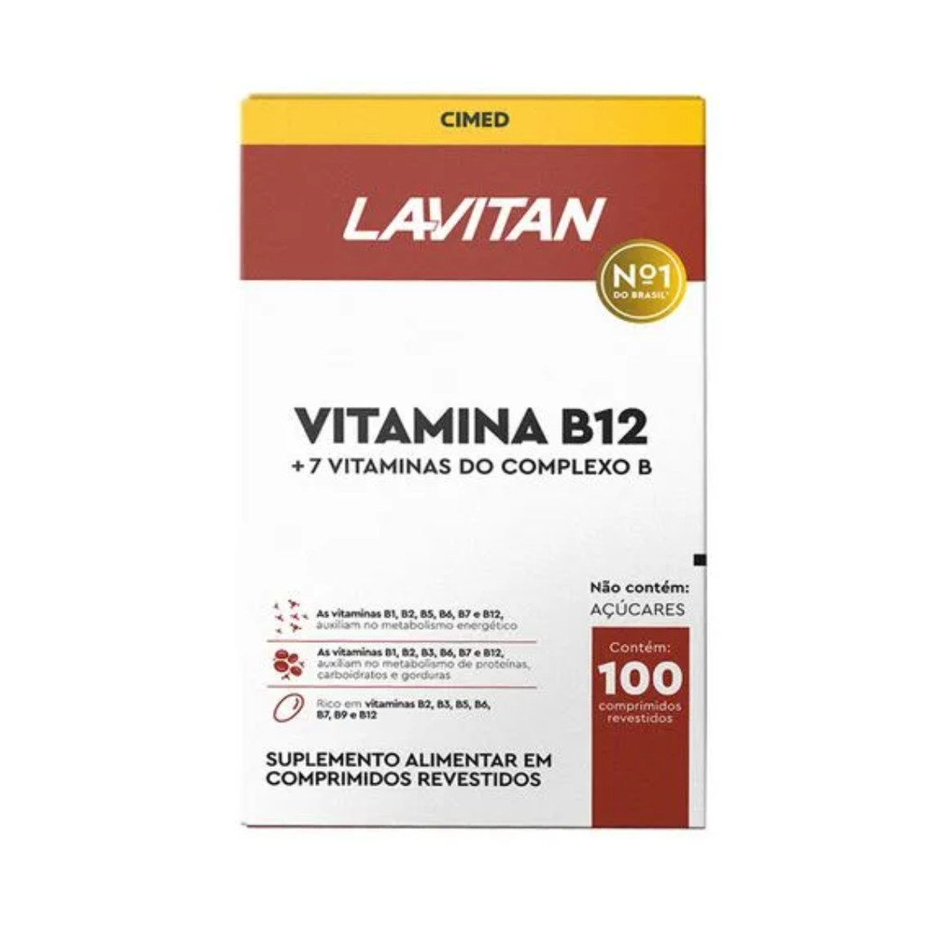 Lavitan Vitamina B12 + 7 Vitaminas Do Complexo B - Cimed em Oferta na Shopee