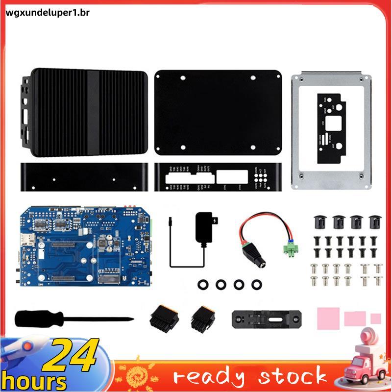 Para CM5 Gigabit 2.5G Computador Industrial De Porta Dupla 4G/5G Rede Sem Ventilador Mini Caixa De PC Plugue Da Ue