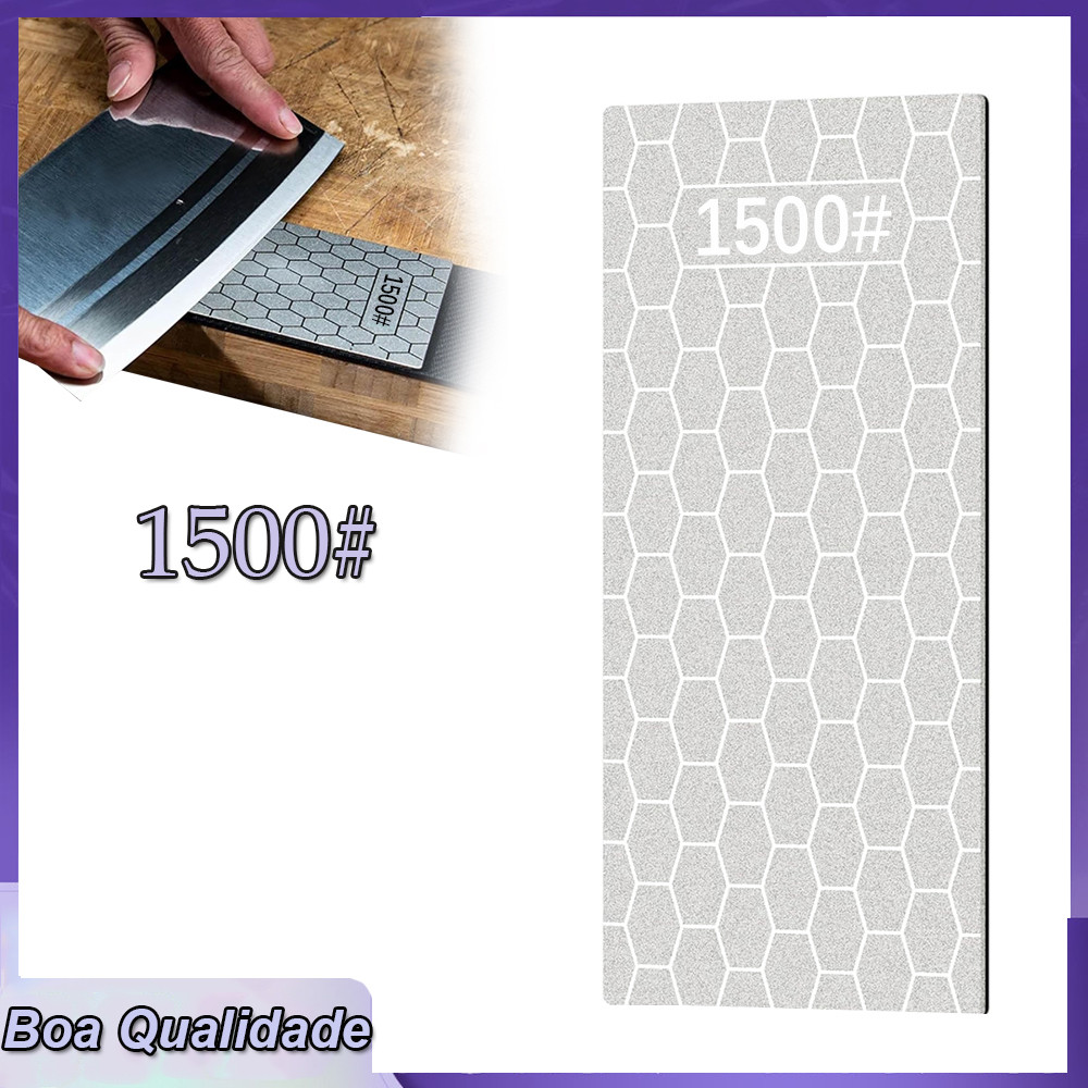 Pedra de amolar diamante de pedra de amolar placa de de colmeia com base antiderrapante para cozinha grão 1500