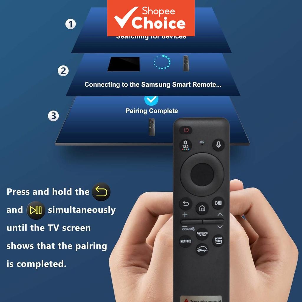 Novo Controle Remoto De Voz De Substituição Para Samsung Smart TV BN59-01432J De Carregamento Solar TVs Modelo Neo QLED