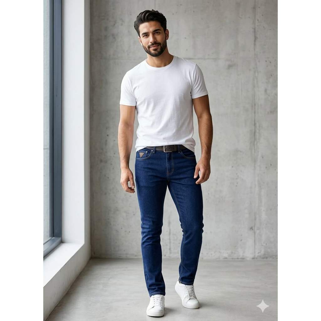 Calça Masculina Jeans Slim Max Denim Premium