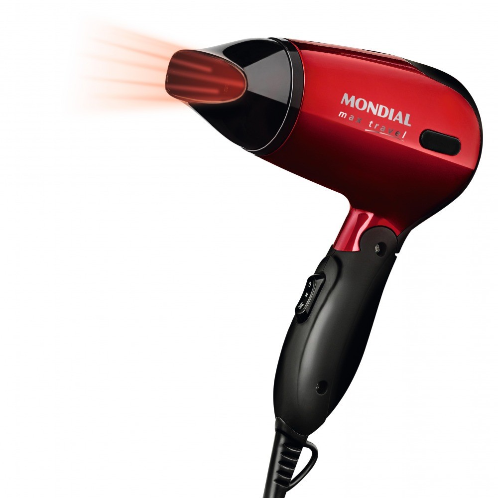 Secador de cabelo 1200 watts dobrável Max Travel - SC-10 Mondial