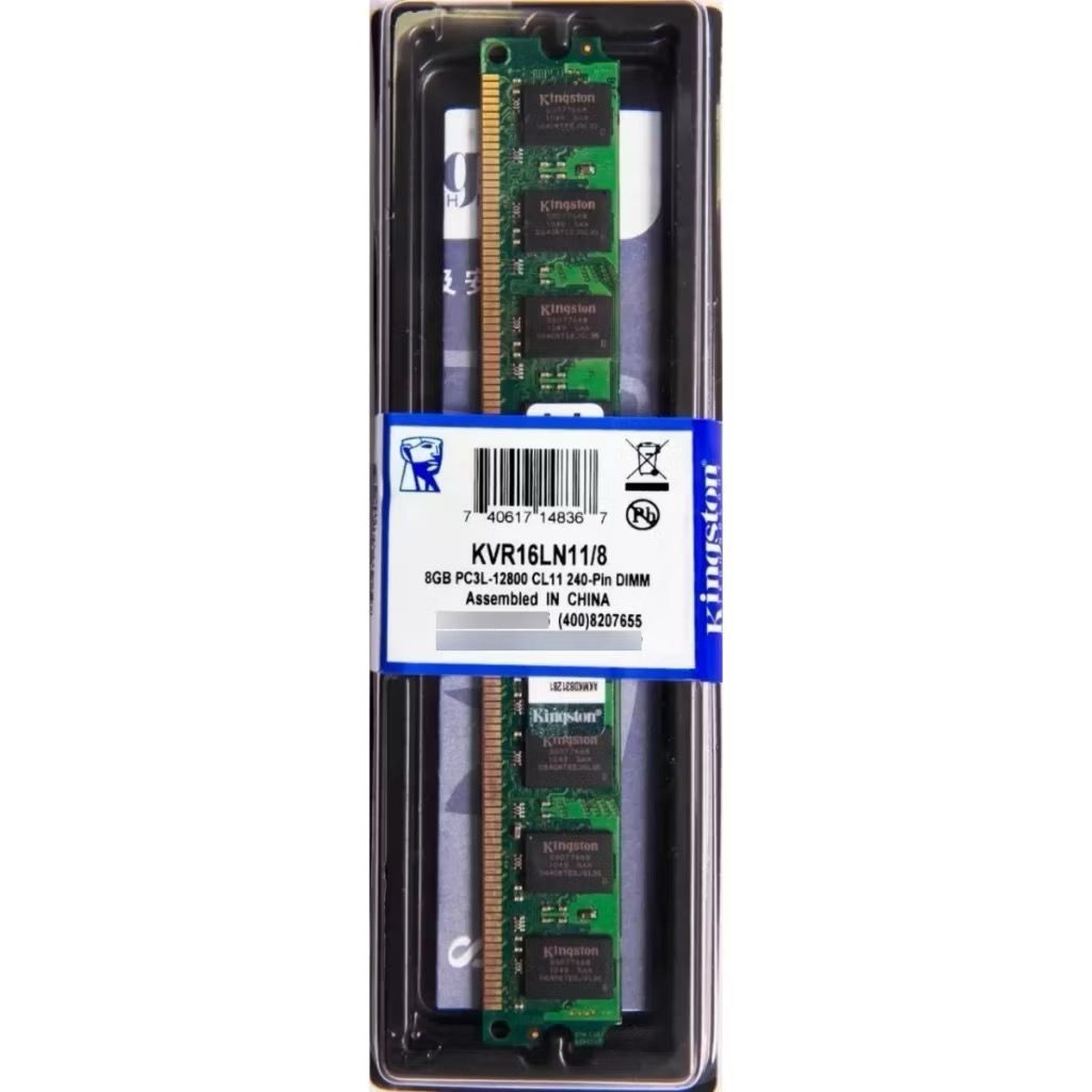 Kit Com 10 Memorias 8gb, Desktop Ddr3 Kingston 1600mhz Kvr16n118