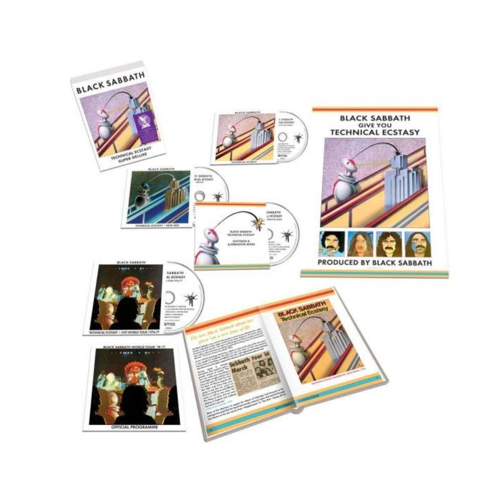 CD Black Sabbath - Technical Ecstasy (4CD Super Deluxe Box Set) - Importado em Oferta na Shopee