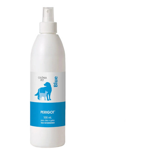 Colônia Blue Perigot De 500ml Para Cães E Novo Mamae E Bebe
