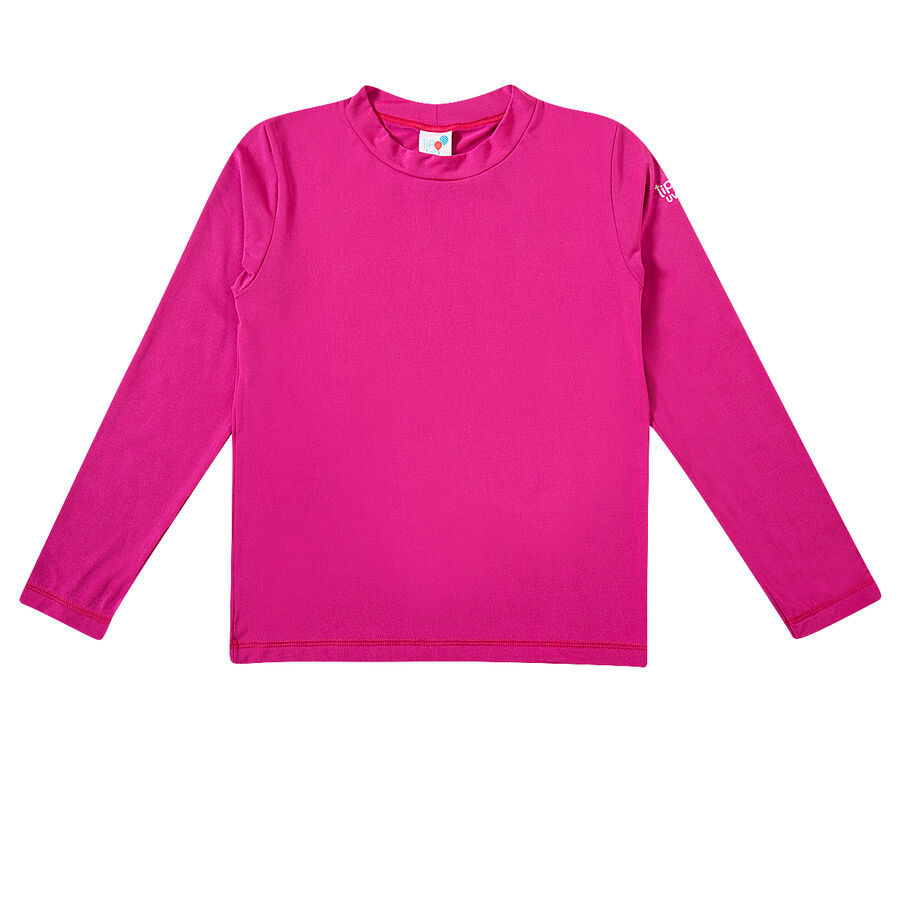 Camiseta Lisa Praia Infantil 4 A 10 Anos Com Uv50 Tip Top