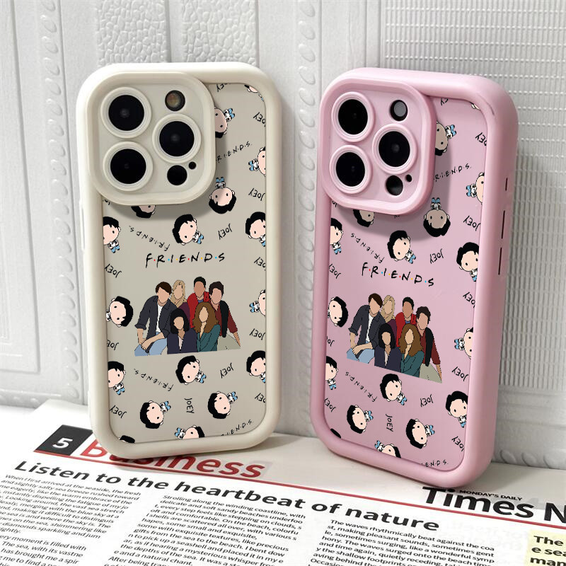 Capinha de celular Friends estampada completa para iphone 13 normal 14 11 12 13 16 17 15 pro max 15 plus 17 Air capa