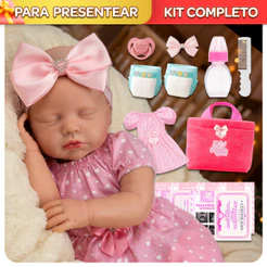 Boneca Menina Bebê Reborn Realista 100% Silicone Linda Envio Rápida