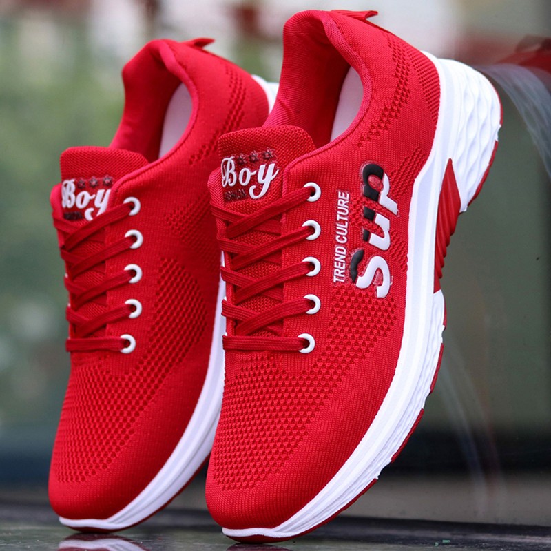Primavera verão respirável malha sapatos masculinos sapatos esportivos malha sapatos casuais tênis de corrida masculino