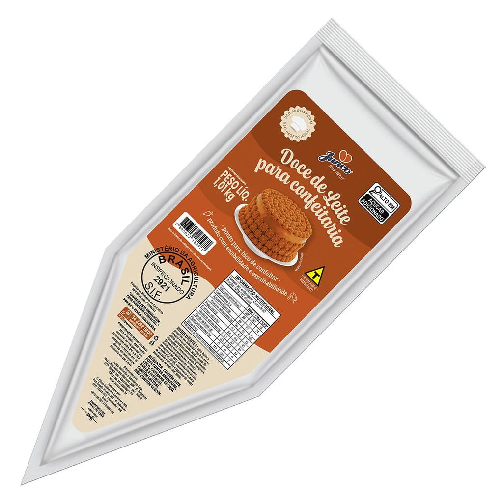Doce de Leite p/ Confeitaria Junco Bisnaga 1,01Kg