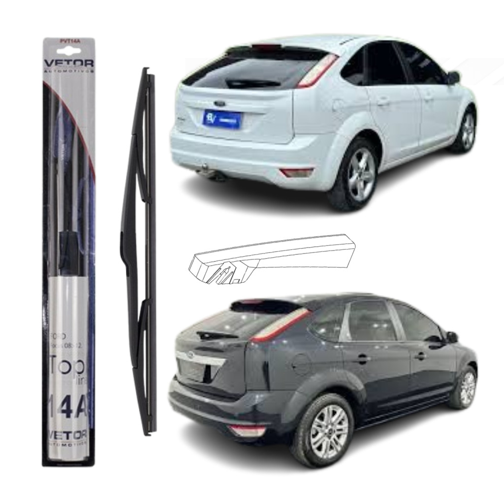 Palheta Traseira Limpador Vidro Traseiro Ford Focus 08 A 13