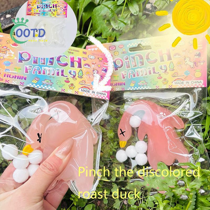 Moda Hoje 1 Pc Mudança De Cor Du Fidget Brinquedos UV Simulação Fotocromática Roast Squishy Brinquedo De Alívio De Estre