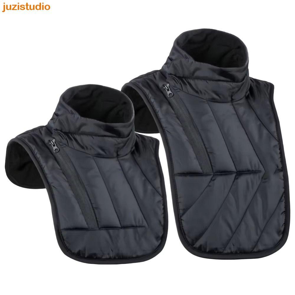 JUZISTUDIO Aquecedor De Pescoço Para Motocicleta De Inverno , Colete De Ombro Engrossado À Prova De Vento , Inteiro Quen