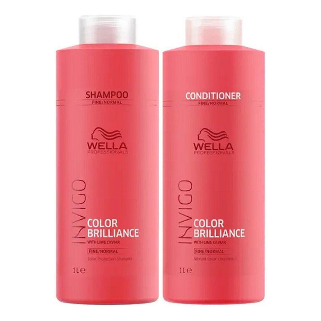 Wella Profissional Kit Wella Color Brilliance - Shampoo 1l + Condicionador 1l Kit De Sem De 1l