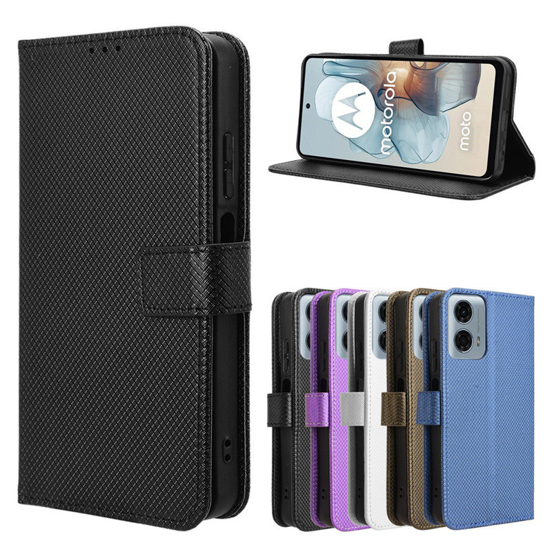 Adequado para Motorola Moto G55/G35/G75/G45 caso de telefone diamante padrão cou