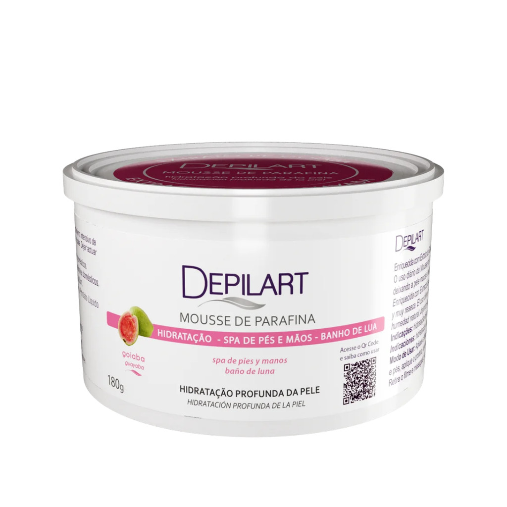 180g - Mousse Parafina Goiaba Depilart