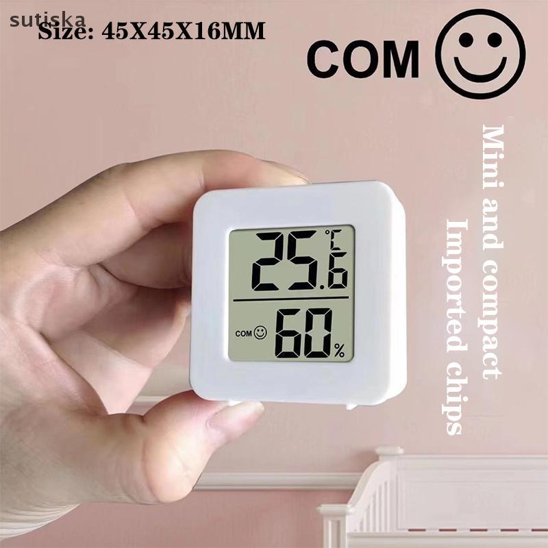 sutiska Precisão Doméstica Interior LCD Digital Temperatura Sala Higrômetro Medidor Sensor De Umidade BR