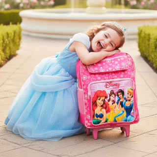 Mochila Escolar Infantil Grande Com Rodinhas E Alças De Silicone Resistente Reforçada Modelo Diverso