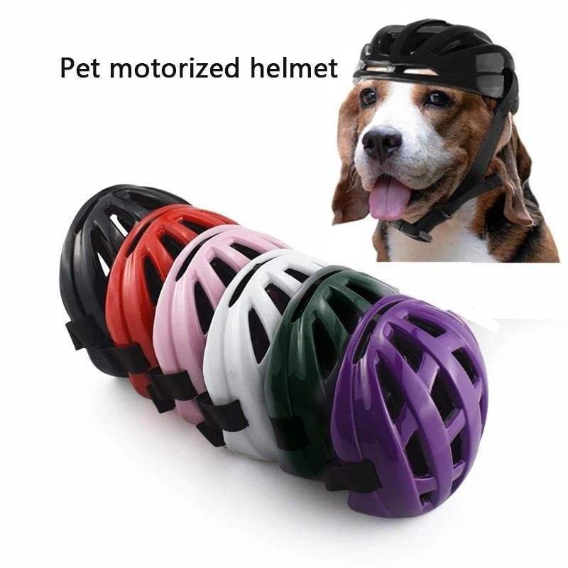 Capacete Para Cães Pequenos , Motocicleta Multifuncional De Estimação Bandana Dura Suprimentos