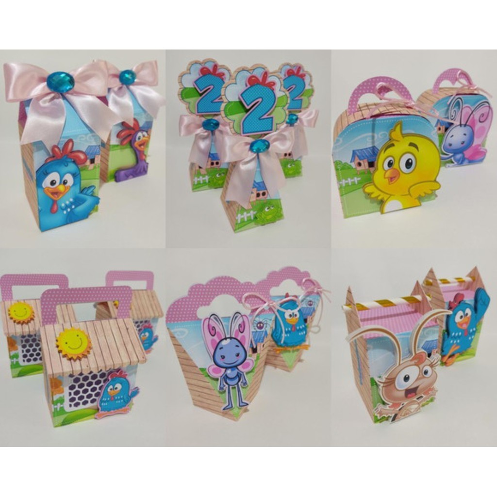Lembrancinha Personalizada Galinha Pintadinha – Perfeita para Festa de Aniversário