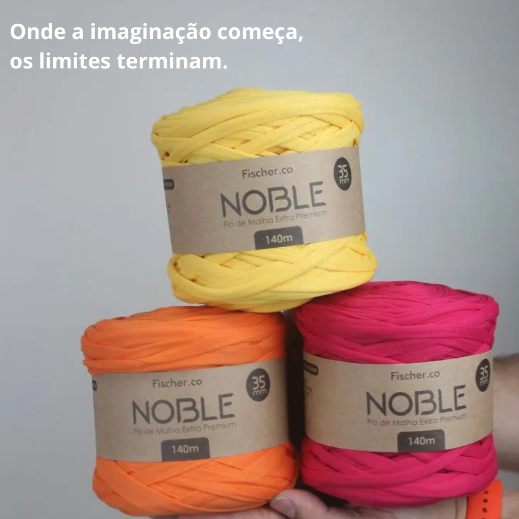 Detalhes do Fio de Malha Fischer Extra Premium Noble 35mm - 140mts
