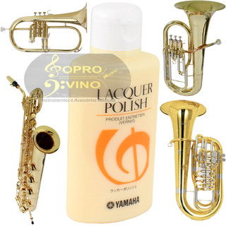 Polidor Yamaha para Instrumento Laqueado Verniz Original Japão