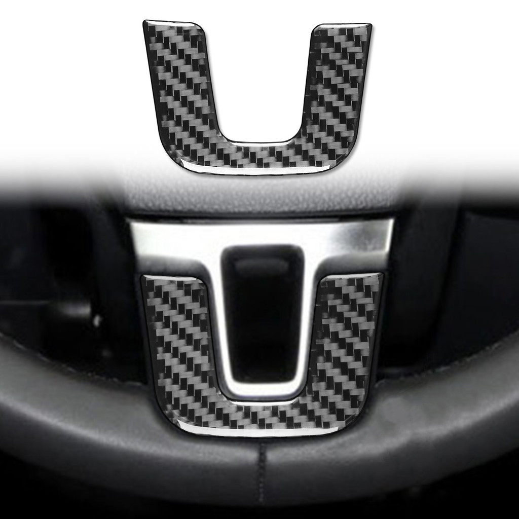 Adequado para 10-19 Volkswagen Tiguan L peças de modificação Interior volante de fibra de carbono em forma de U quadro a