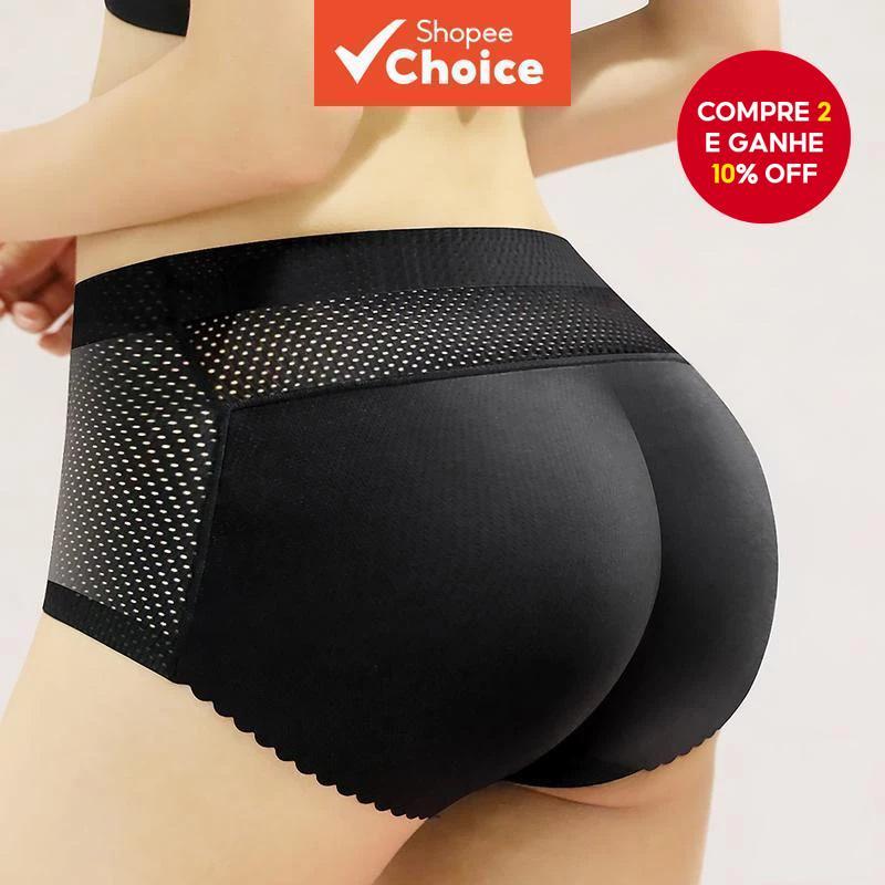 ​ Calcinha Acolchoada Preta Sexy Para Mulheres , Modelador De Levantamento De Bunda Tamanho M Com Almofadas De Quadril , em Oferta na Shopee