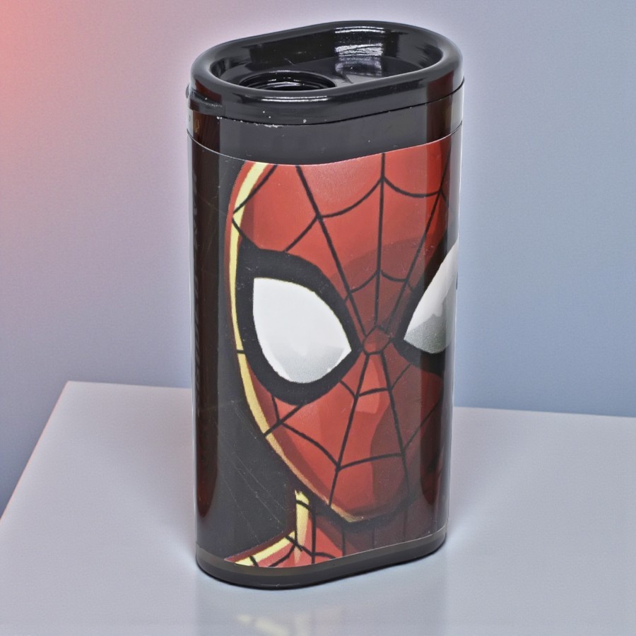 Apontador Homem Aranha - Preto - Simples - 5cm - Disney Original - 1 unidade - Rizzo
