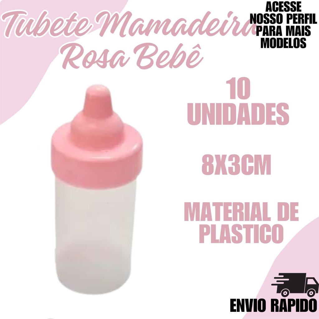 Mamadeira Rosa Bebe Festa Decoraçao Cha Bebe