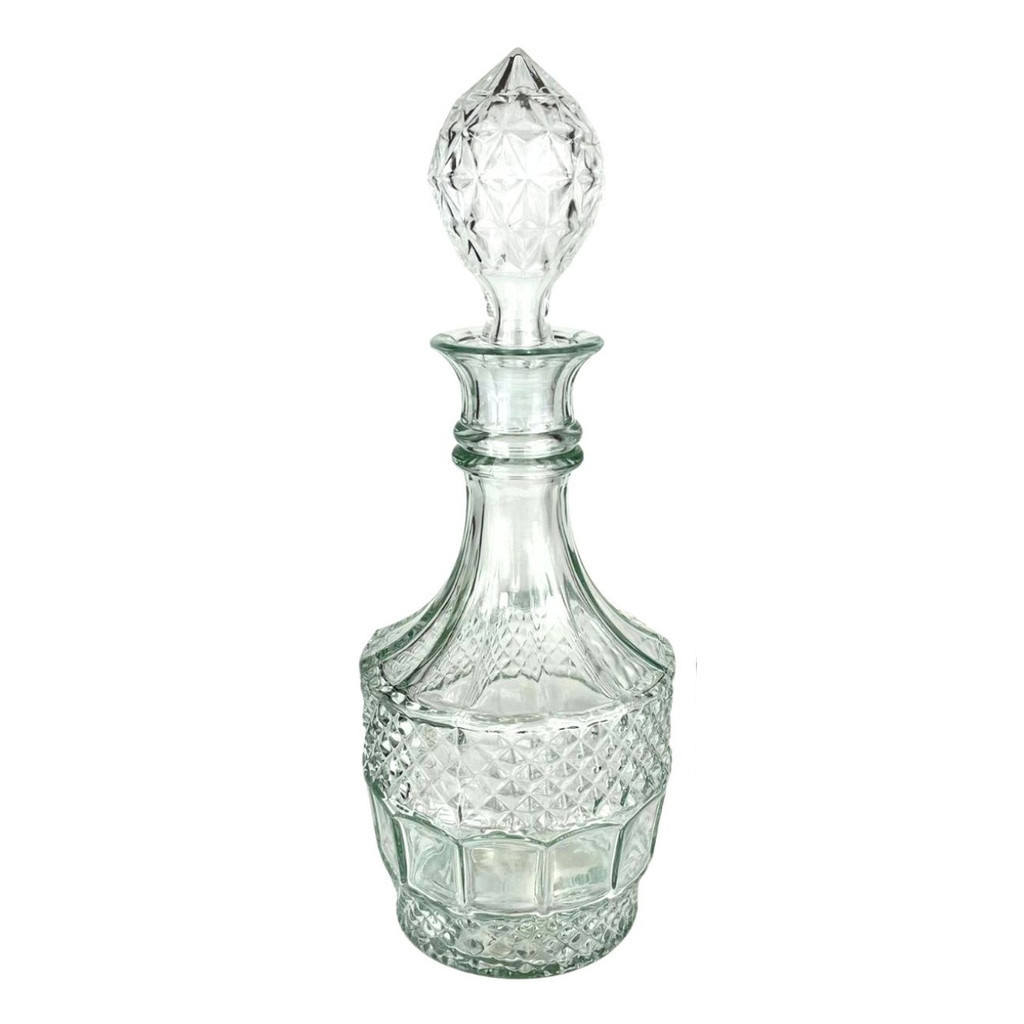 Licoreira em Cristal Transparente  Vedação Em alto relevo