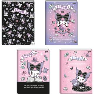 Caderno Brochurão Capa Dura Kuromi 80 Folhas Pacote  com 05 em Oferta na Shopee
