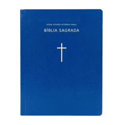 Bíblia Sagrada | NVI | Capa Brochura Cruz Azul
