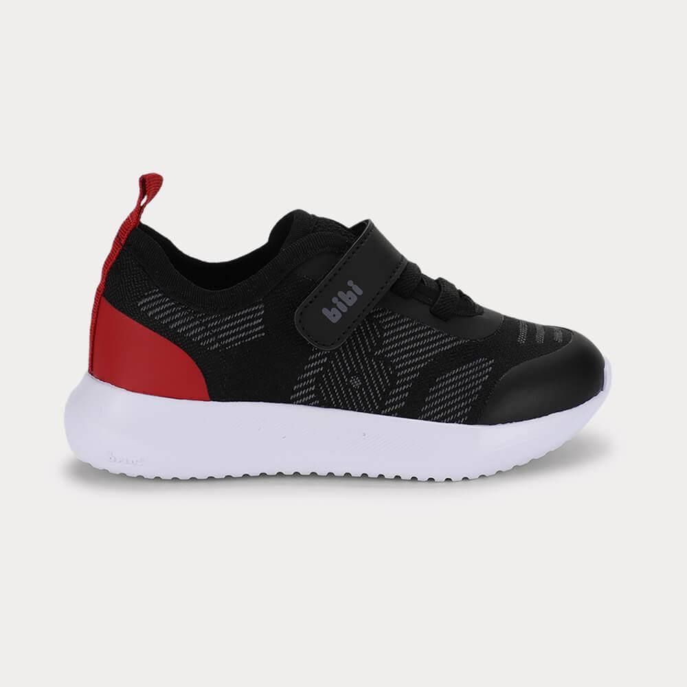Tênis Infantil Bibi Flash Tech Preto com Vermelho em Oferta na Shopee