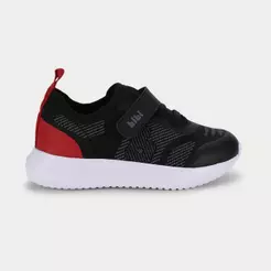 Tênis Infantil Bibi Flash Tech Preto com Vermelho