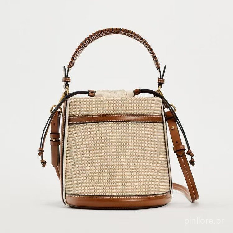 ZA Bolsa Feminina Bolsa de Comércio Exterior Transfronteiriça 2025 Novo Produto Moda Cor Combinando Um Ombro Portátil Cr