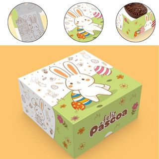 10 CAIXA P/ MINI OVO PÁSCOA 50G/80G - PASCOA COLORIR 5810 ( IDEIA PÁSCOA 2026 ) em Oferta na Shopee