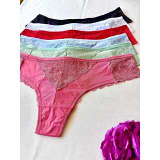 Kit Calcinha Plus size Fio Dental Renda Lingerie Feminina Conforto em Oferta na Shopee