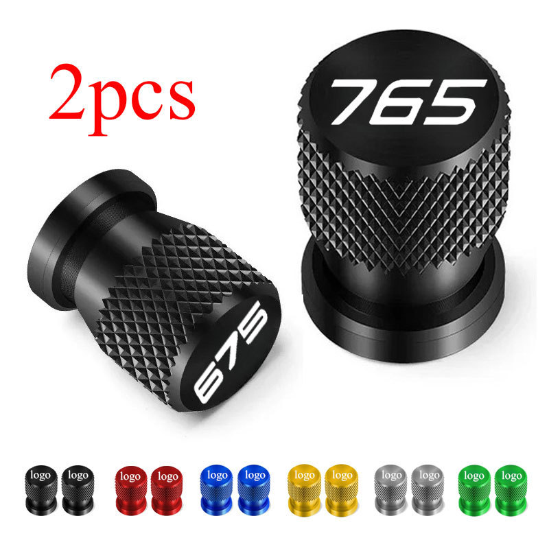 Para Triumph Street Triplo 765 RS/S/R 675 daytona Trident 660 Acessórios Da Motocicleta CNC Pneu Válvula Haste Tampa Plu