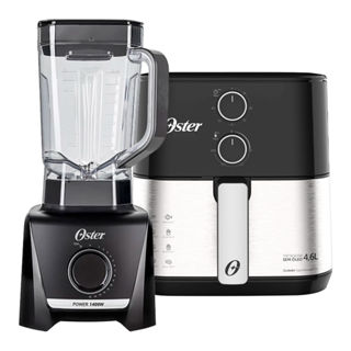Kit Fritadeira Inox Compact 4,6L e Liquidificador 1400 Full Oster em Oferta na Shopee