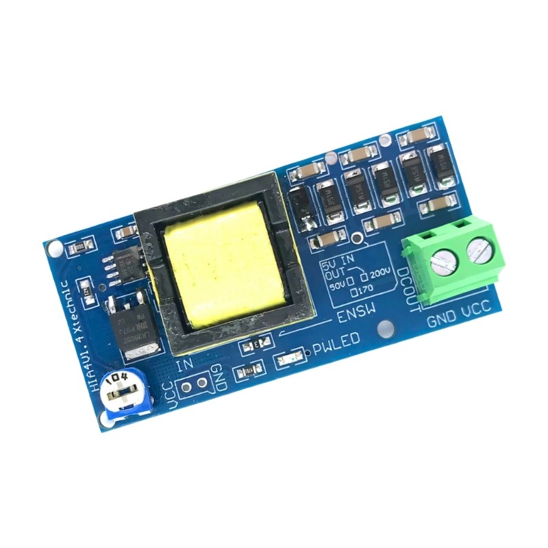 Módulo Fonte Alimentação Placa Conversora Reforço Ajustável 5V-400V Para 900V 1000V Substituição Do