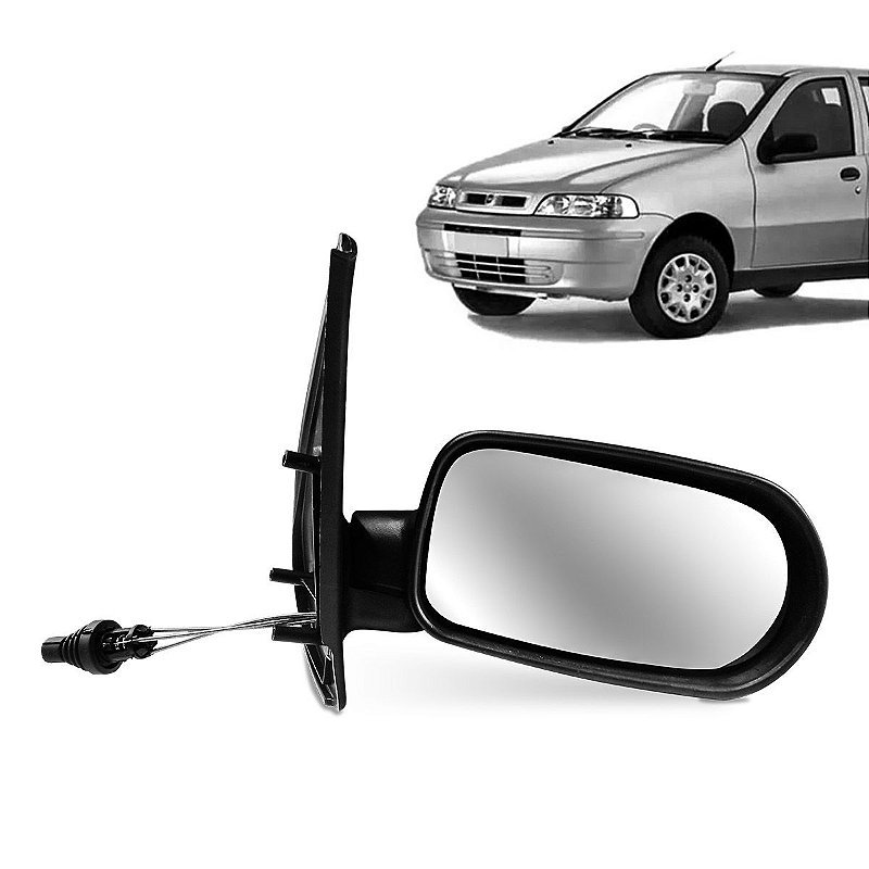 Retrovisor Palio Fire G2 2001 2002 2003 4 Portas C/ Controle em Oferta na Shopee