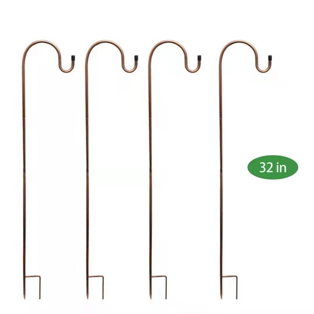 Gancho de ferro para luminária de jardim, luminária de chão à prova de ferrugem para jardim e pátio externo.