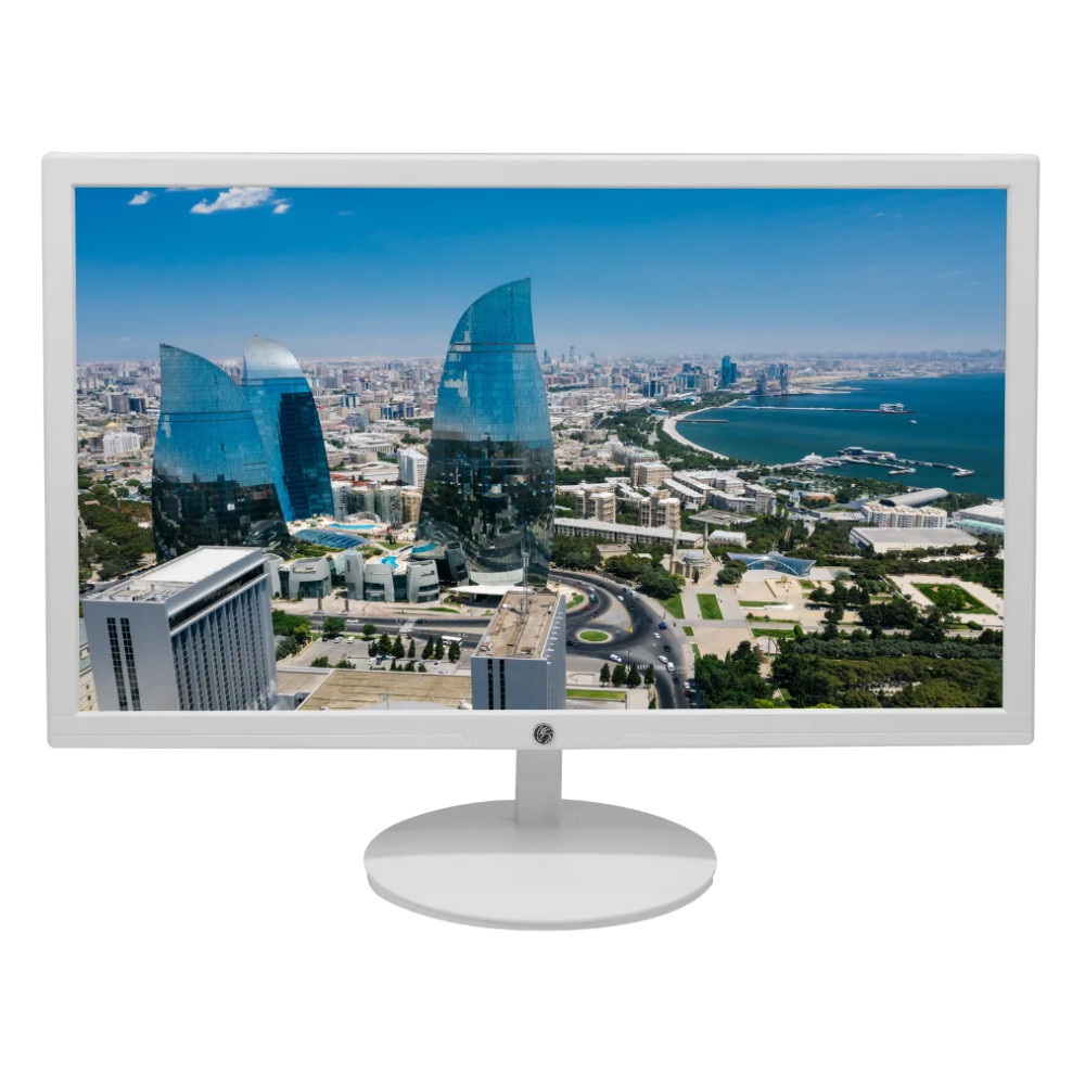 Monitor LED 15.4 Polegadas Brazilpc Widescreen Vga HDMI Vesa Branco